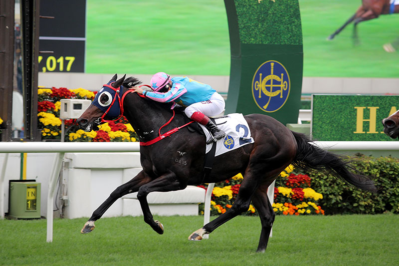 Healthy Happy wins the G3 Chinese Club Challenge Cup Handicap (1400m).