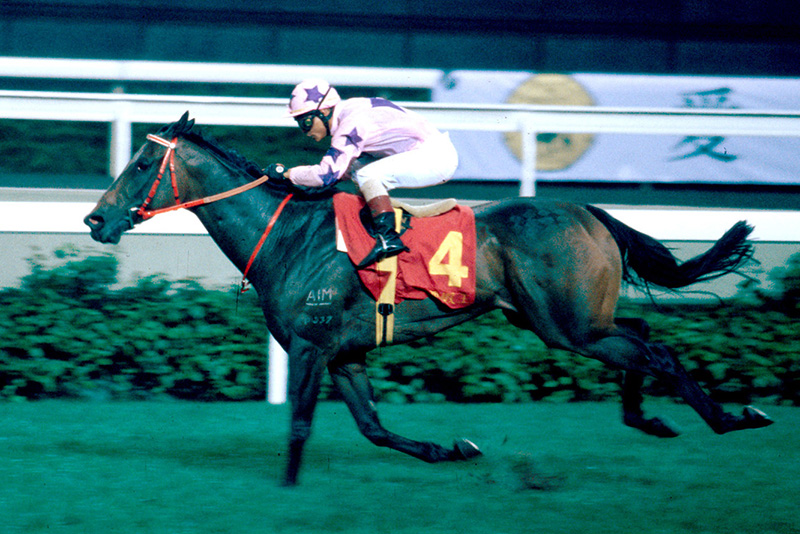 Fairy King Prawn wins his second Chairman’s Sprint Prize in 2001.