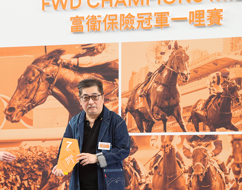 Owner Stanley Chan draws gate 7 for Golden Sixty.