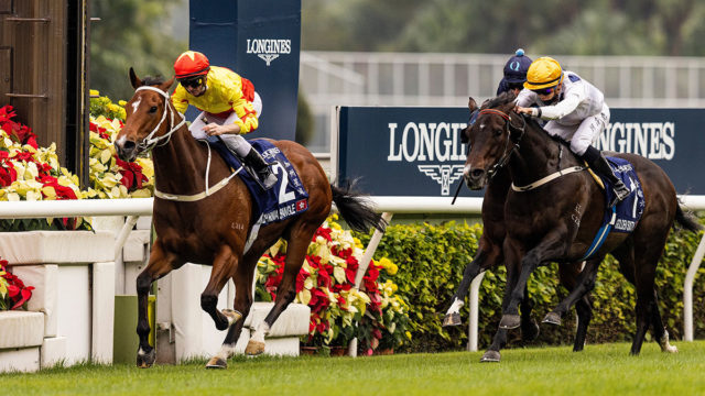 California Spangle wins the 2022 LONGINES Hong Kong Mile.