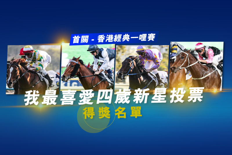 第一階段「我最喜愛四歲新星」投票得獎名單