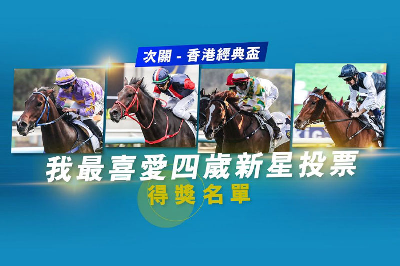 第二階段「我最喜愛四歲新星」投票得獎名單​