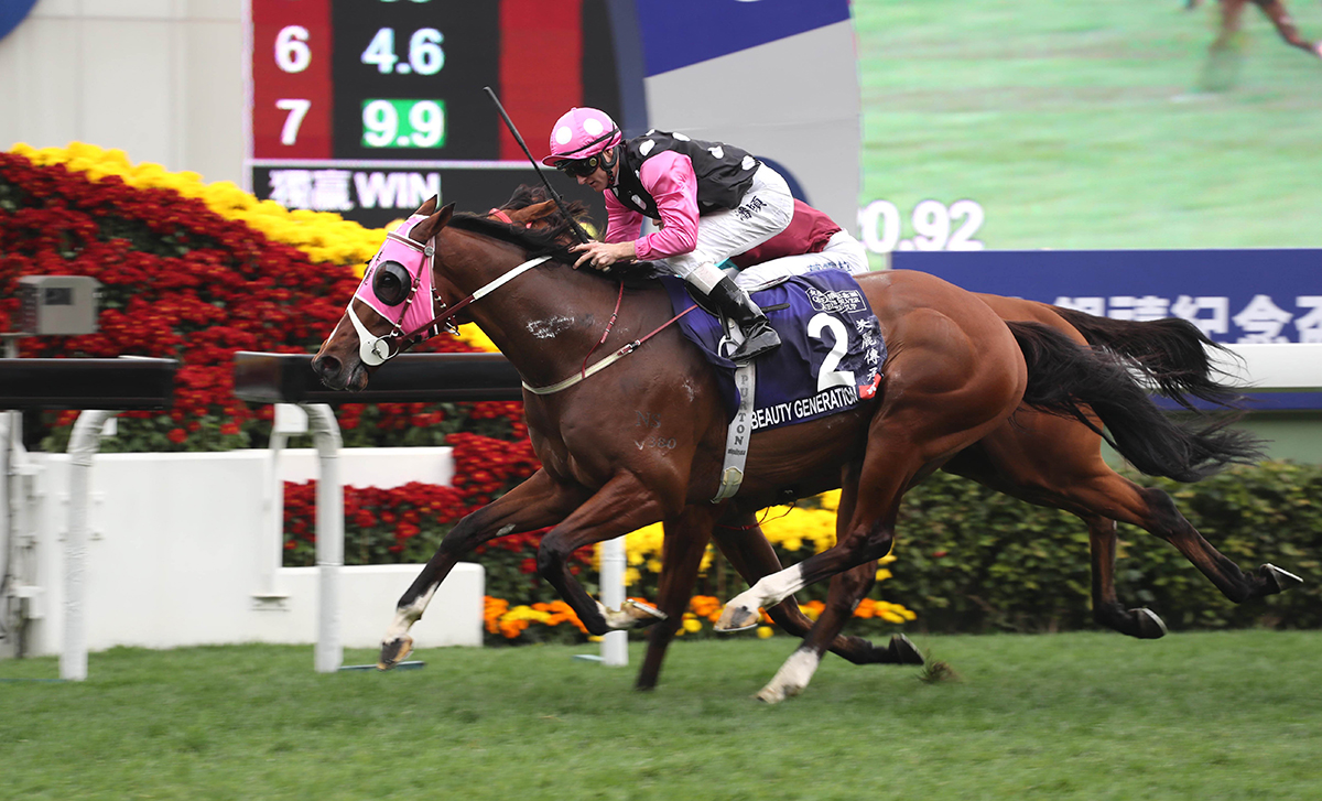 香港一哩錦標冠軍「美麗傳承」是冠軍一哩賽獲選參賽馬匹中國際評分最高的一駒。