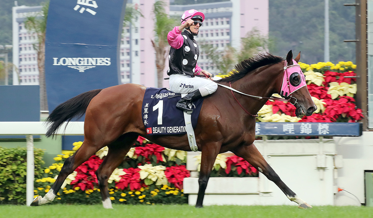 潘頓憑「美麗傳承」增添香港國際賽頭馬進賬。