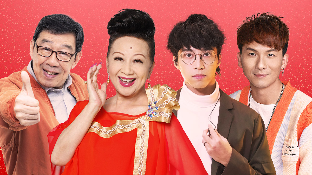 知名藝人胡楓、薛家燕、著名歌手吳業坤與中年好聲音1的實力唱將周吉佩