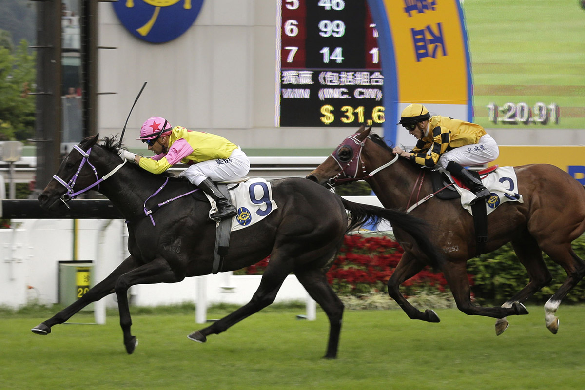 Racing Supernova lands the Class 1 Panasonic Cup Handicap in style earlier this season.