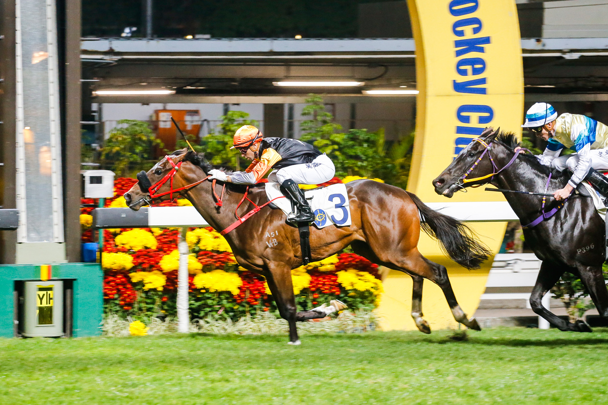Premiere completes a hat-trick of wins last term with Joao Moreira on board at Happy Valley.