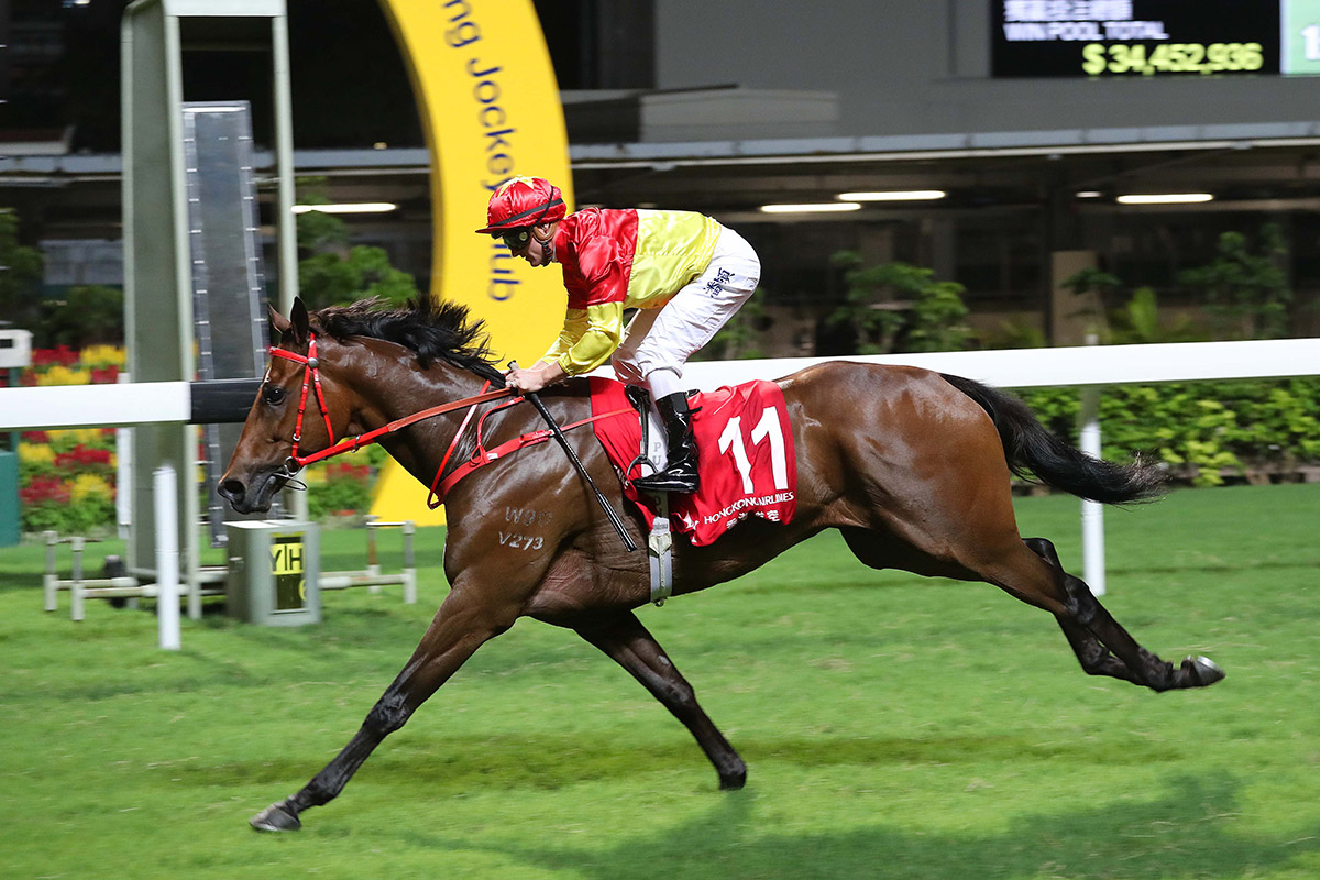Starlight scores back-to-back wins at Happy Valley last start.