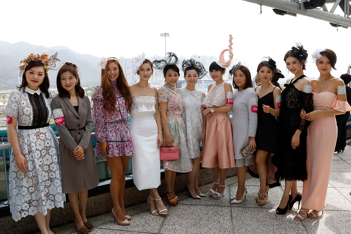 Ladies don their finest attire to attend Sa Sa Ladies’ Purse Day at Sha Tin Racecourse.