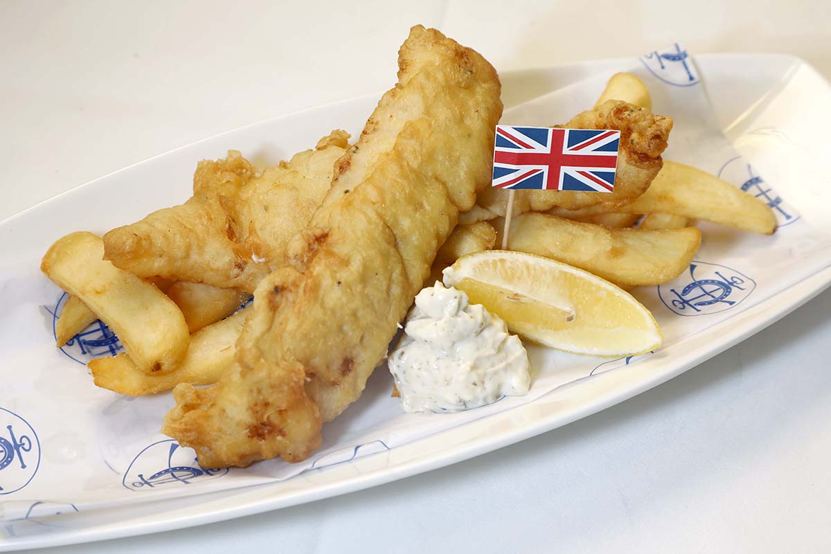 UK - Beer Battered Fish and Chips $58