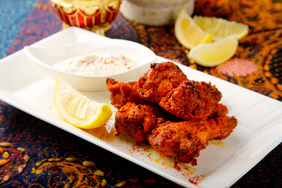 Roasted Indian Chicken Drumettes with Yogurt Spices (5 pcs)