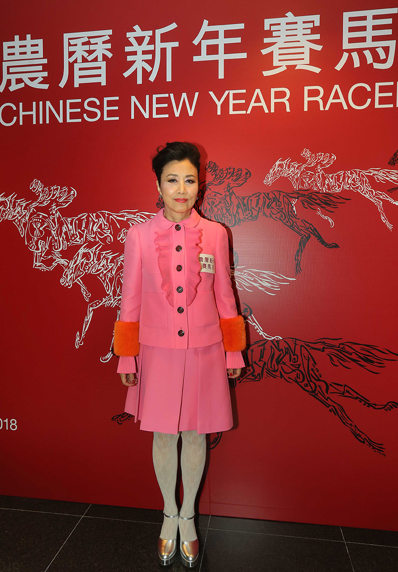 Adam Cheng, Liza Wang and Mak Ling Ling make an appearance at the Chinese New Year Raceday.
