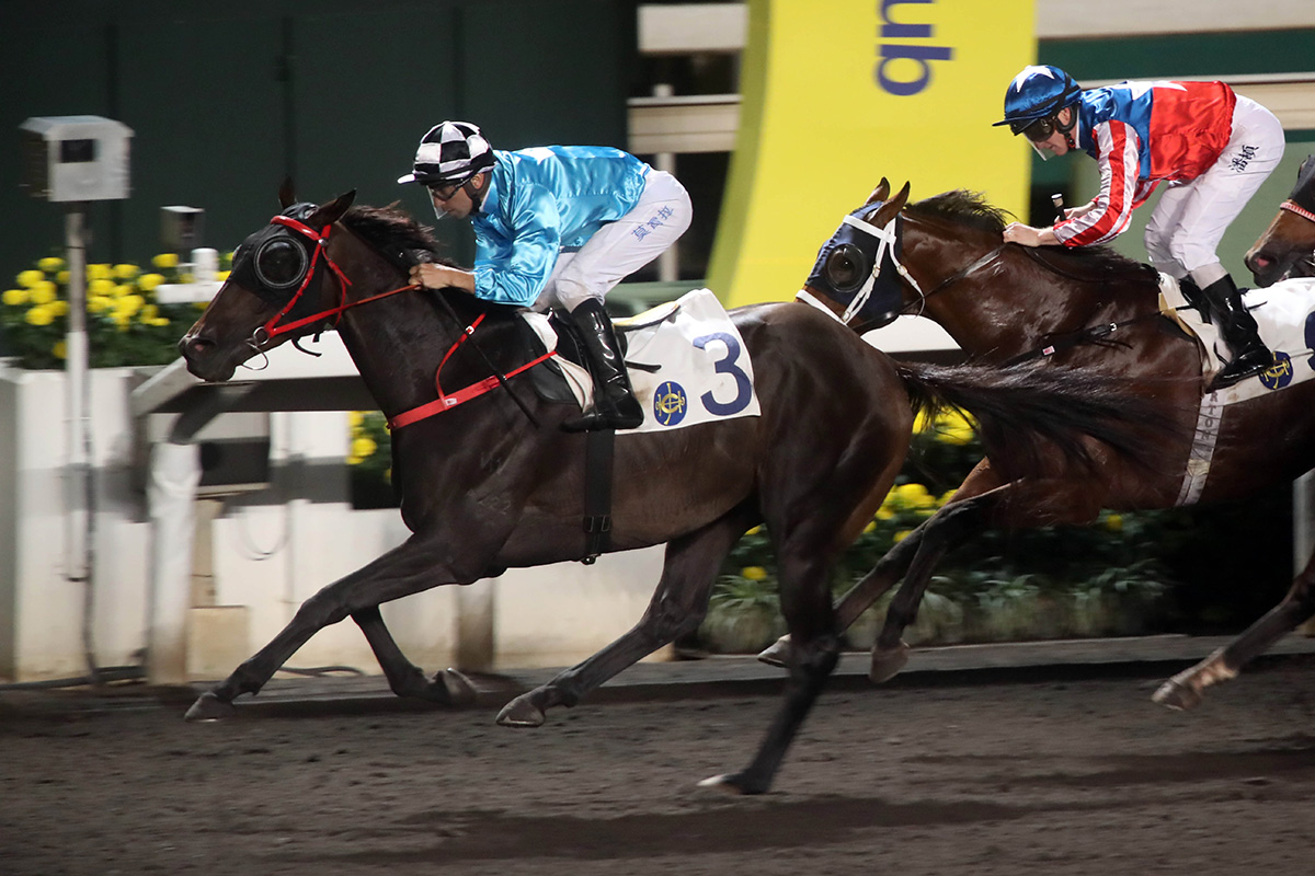 Remarkable gets his third win in as many starts on Sha Tin’s all-weather track earlier this month.