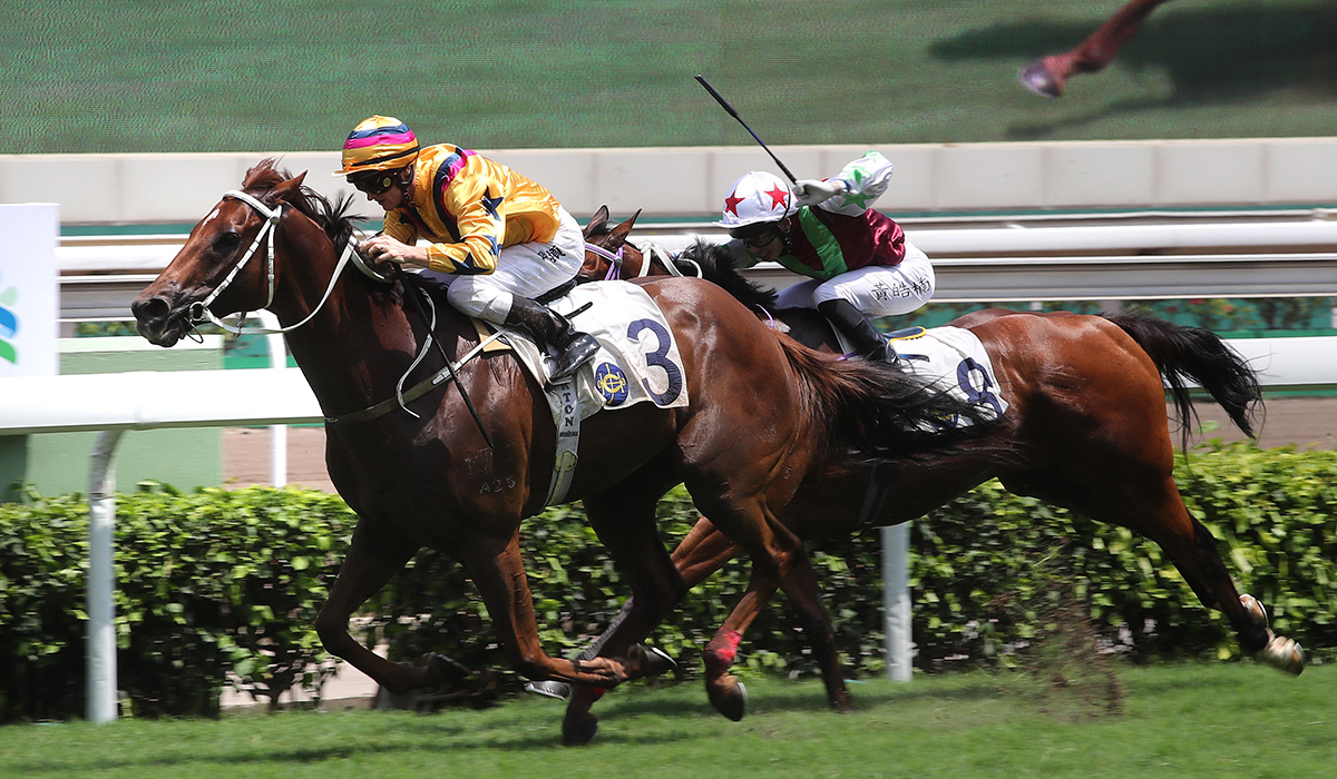 Zac Purton continues his great form from Singapore in Hong Kong with a success atop Winner’s Way in the G3 Sha Tin Vase.