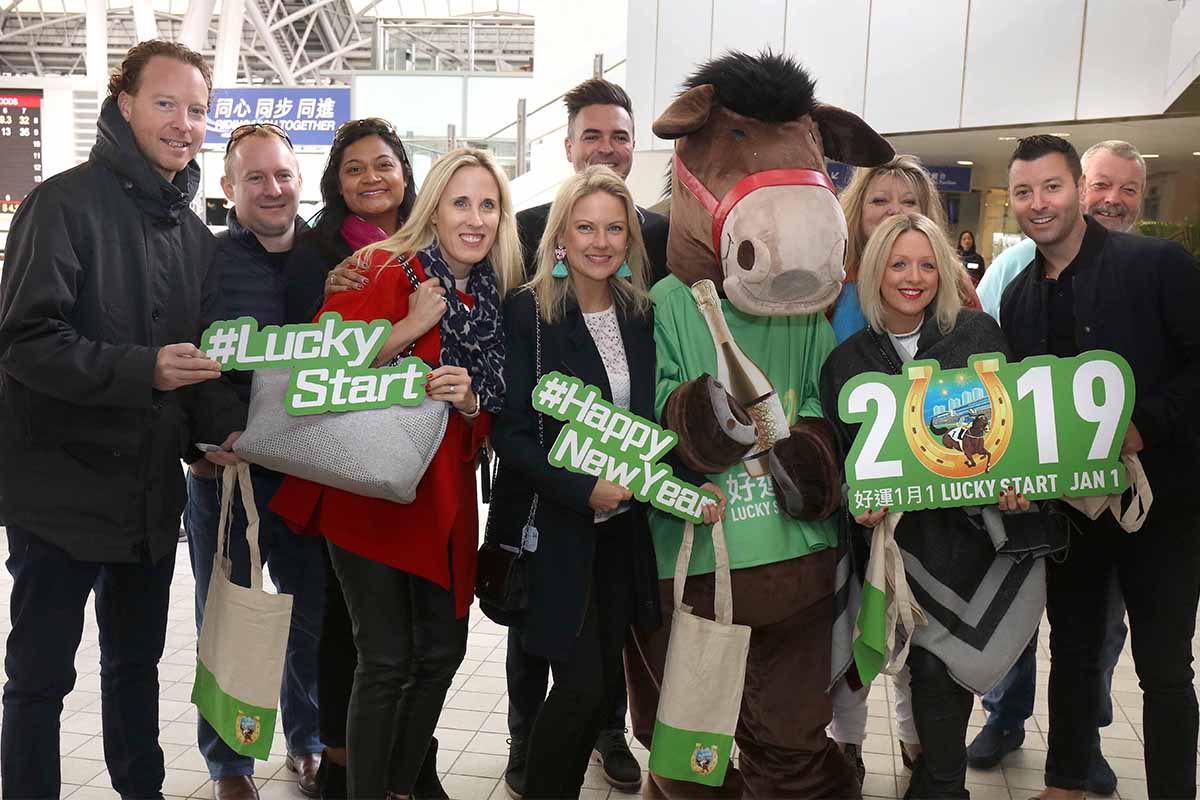 Racing fans join the Lucky Start January 1 Raceday today and enjoy an array of fabulous on-course activities to bring good luck for 2019. Each racegoer receives a Lucky tote bag as a door gift.