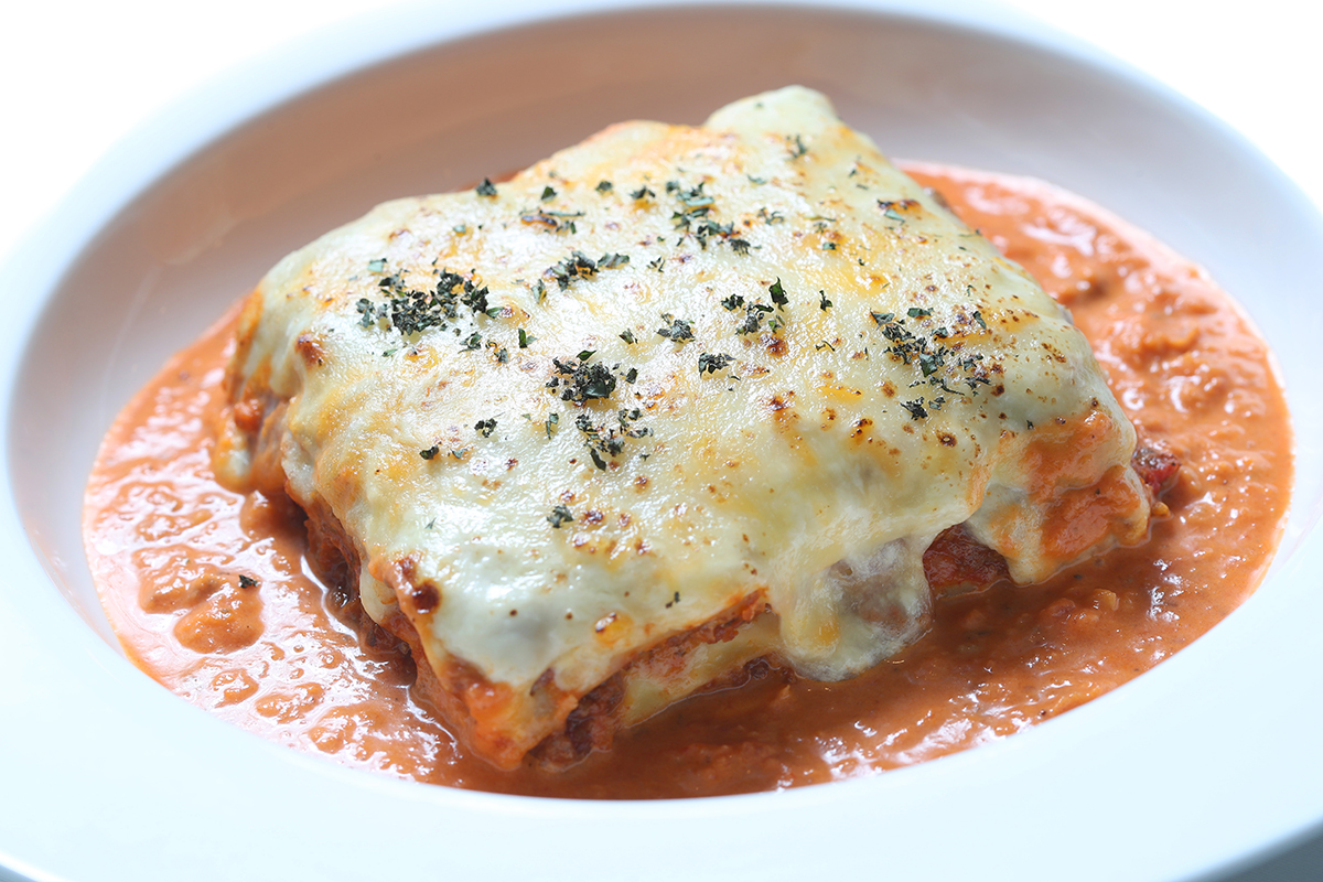 Four Cheese Baked Beef Lasagna