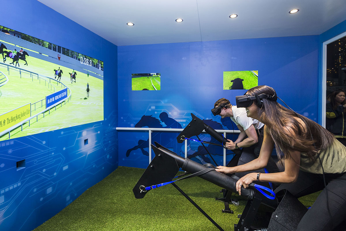 The Beer Garden will be packed with digital fun to immerse fans fully in the sport. Games include VR Riding Game and 360 Video via VR gear.