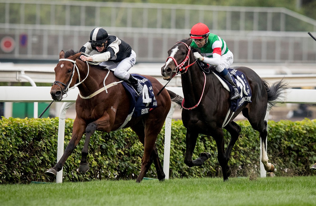 Exultant becomes only the third Hong Kong winner of the Vase.