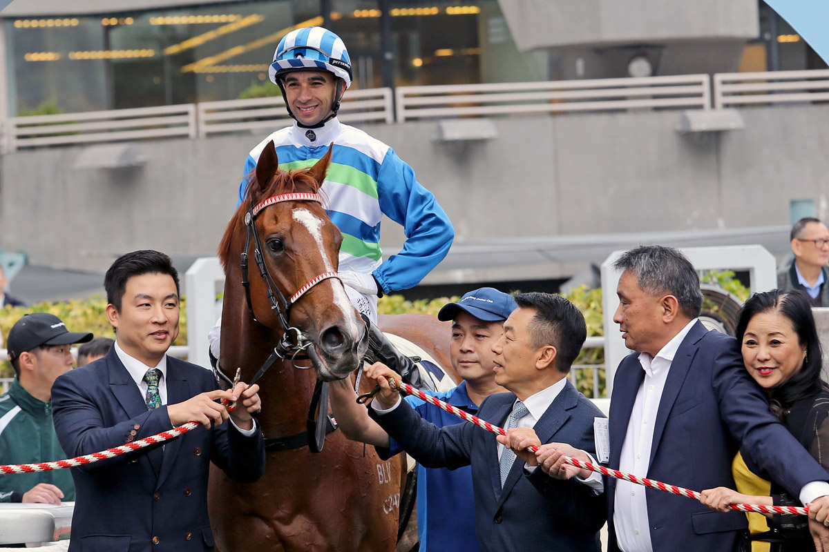 Joao Moreira returned from illness with a win aboard Voyage Warrior on Wednesday.