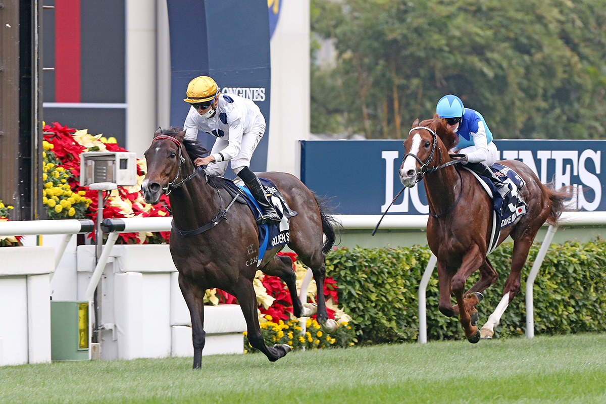 Francis Lui-trained Golden Sixty with Vincent Ho in the saddle claims the LONGINES Hong Kong Mile.