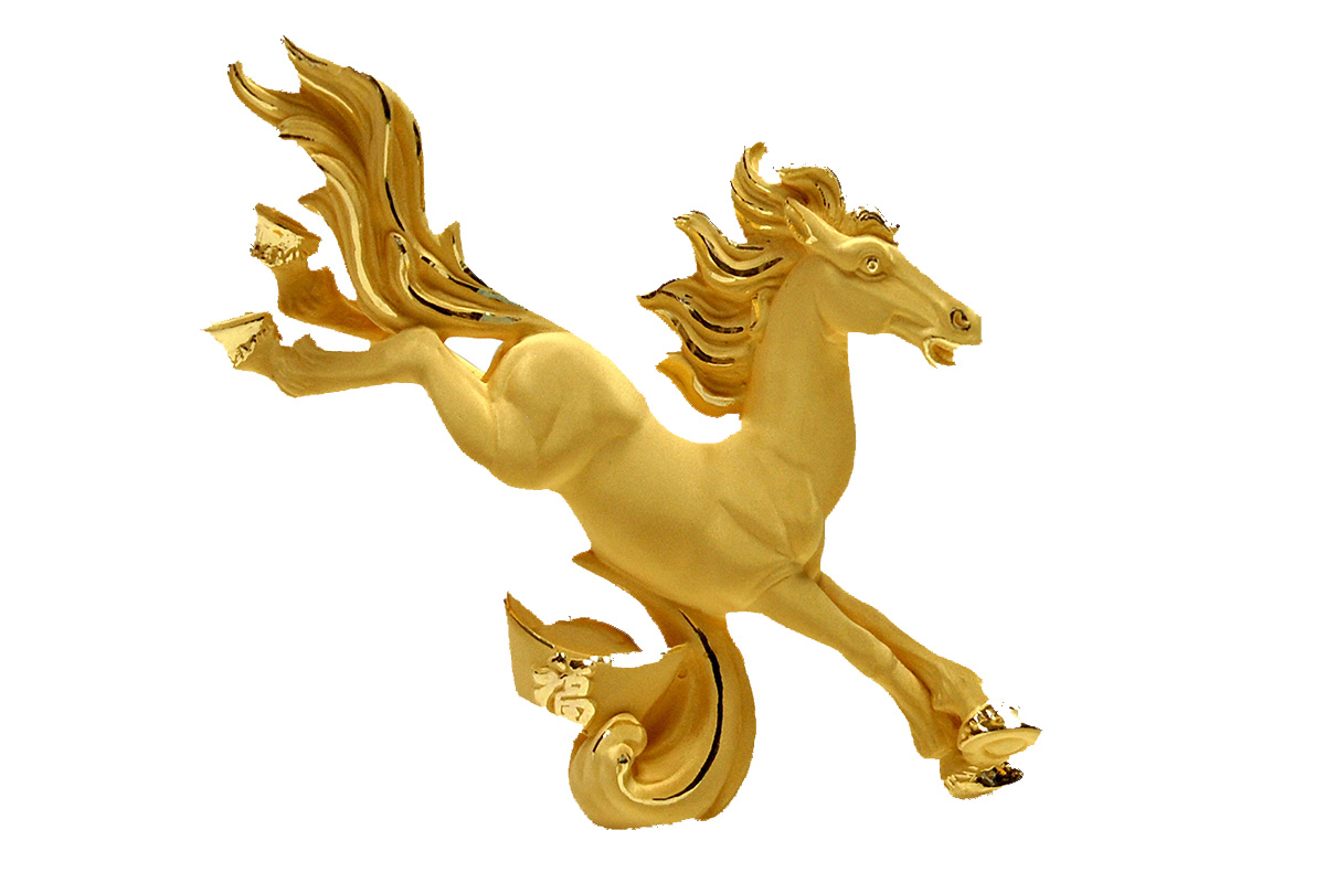 24K gold-plated ornament