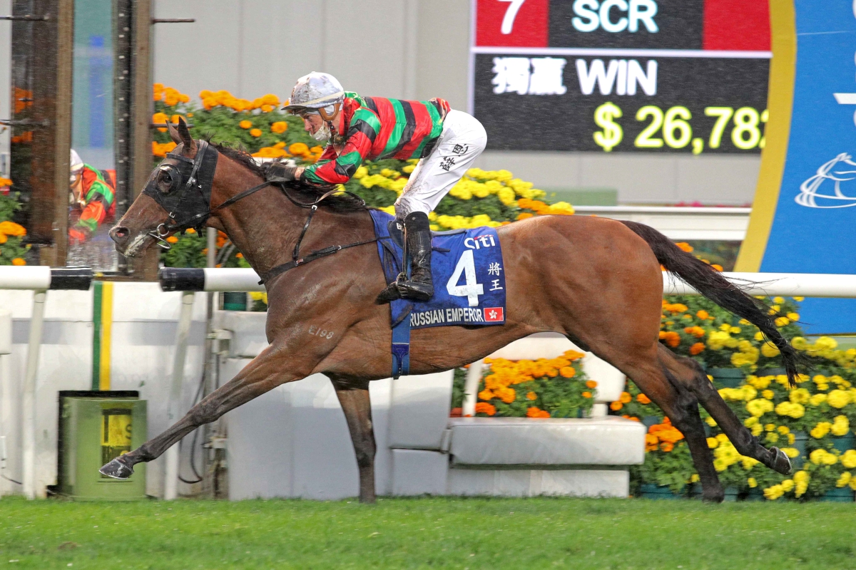 Russian Emperor delivers in the Hong Kong Gold Cup.
