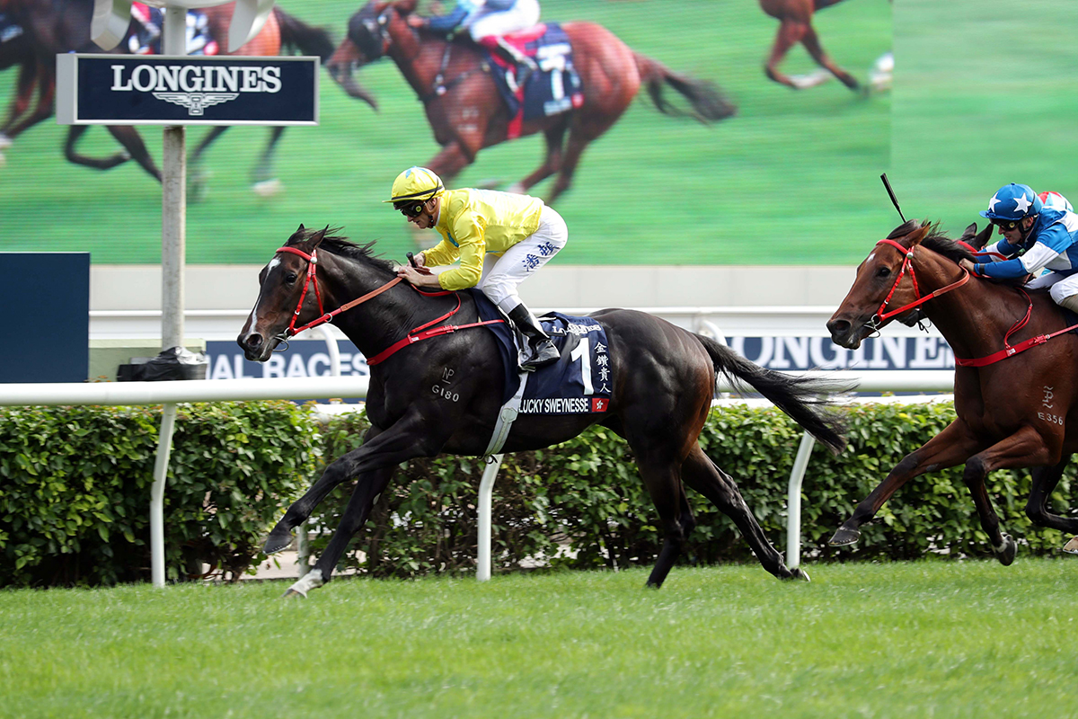 Lucky Sweynesse bounces back to claim G1 LONGINES Hong Kong Sprint